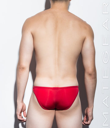 Sexy Men's Underwear Ultra Bikini Briefs - Nan Song (V-Front / Tapered Sides) (Ultra Thin Nylon Signature Series II) - MATEGEAR - Sexy Men's Swimwear, Underwear, Sportswear and Loungewear